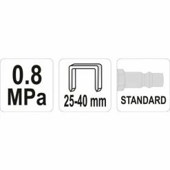 YATO Profi Druckluft-Tacker Für Heftklammern 25-40mm -YATO SHOP 10098853 4