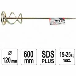 YATO Profi Spiral Rührkorb SDS Plus Ø120 600mm YT-5502