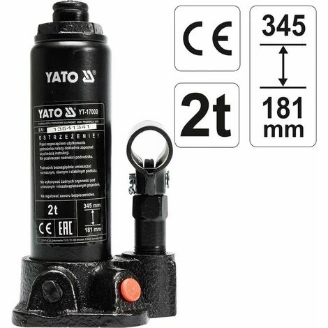 YATO Profi Hydraulischer Stempelwagenheber YT-17000 bis 2 Tonnen YATO Profi Hydraulischer Stempelwagenheber YT-17000 Bis 2 Tonnen -YATO SHOP 10339031 1