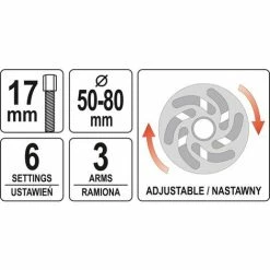 YATO Profi Universal Nockenwellenrad- Und Riemenscheiben-Abzieher-Satz YT-06341 4 YATO Profi Universal Nockenwellenrad- Und Riemenscheiben-Abzieher-Satz YT-06341 -YATO SHOP 11944353 3