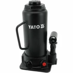 YATO Hydraulischer Stempelwagenheber 12T Wagen-Heber 230-465mm Hubbereich Stempel-Heber