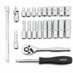 YATO Knarren-Kasten 23 Teilig Ratschenkasten 1/4 Zoll Knarre Ratsche Steckschlüssel-Satz 5 YATO Knarren-Kasten 23 Teilig Ratschenkasten 1/4 Zoll Knarre Ratsche Steckschlüssel-Satz -YATO SHOP 13965699 4
