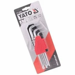 YATO Innensechskant-Schlüssel 9 Teilig Sechskant-Schlüssel Innen Imbus Imbusschlüssel YT-0500 6 YATO Innensechskant-Schlüssel 9 Teilig Sechskant-Schlüssel Innen Imbus Imbusschlüssel YT-0500 -YATO SHOP 13965703 5