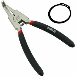 YATO Seegerringzange Für Außenringe Gebogen 200 Mm YT-2145 Sicherungsringzange Sprengringzange Außenring Zange -YATO SHOP 13965746 2