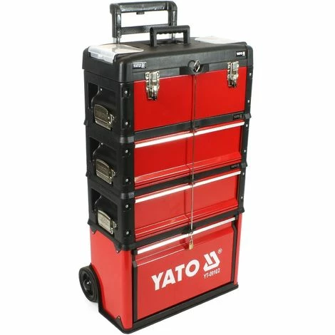 YATO Werkzeug-Trolley YT-09102 + Werkzeugkasten YT-09108 YATO Werkzeug-Trolley YT-09102 + Werkzeugkasten YT-09108 -YATO SHOP 13965868 1