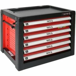 YATO Metall Werkzeugkasten Mit 6 Schubladen Werkzeug Box Schubladenschrank Schubladencontainer (LxBxH) 690 X 465 X 535 Mm