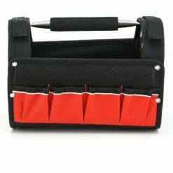 Yato Werkzeugtasche 9 Fächer 30,5 X 19 X 22 Cm Leer Metallgriff Offen Klettverschluss Klein -YATO SHOP 13965875 4