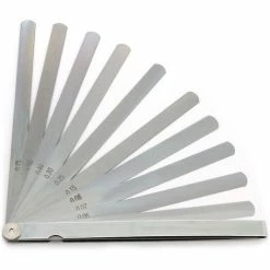 YATO Fühler-Lehre 0,05 - 0,50 Mm 14 Blatt Abstands-Lehre Ventillehre Blattlehre Fühler