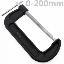 Yato® C Schraub-Zwinge 150 Mm C-Zwinge Schraub-Knecht Fixier-Zwingen Spann-Zwinge YT-64256