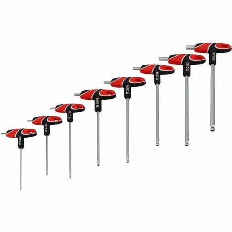 YATO Innensechskant Schlüssel 8 Teilig Kugelkopf T Schraubendreher Set 25° Winkel YT-05597 YATO Innensechskant Schlüssel 8 Teilig Kugelkopf T Schraubendreher Set 25° Winkel YT-05597 -YATO SHOP 14004558 2