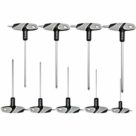 YATO Torx-Schlüssel-Satz 9 Teilig Steck-Schlüssel Torxschlüssel Torxschrauben-Dreher YT-05615 YATO Torx-Schlüssel-Satz 9 Teilig Steck-Schlüssel Torxschlüssel Torxschrauben-Dreher YT-05615 -YATO SHOP 14004559 1