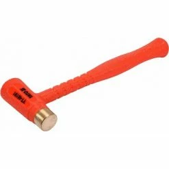 YATO Profi Schonhammer Rückschlagsfrei 700g | Mit Messingkopf | Ø32mm | YT-46191