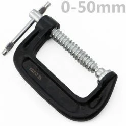 Yato® C Schraub-Zwinge 50 Mm C-Zwinge Schraub-Knecht Fixier-Zwingen Spann-Zwinge YT-64251 -YATO SHOP 16790102 5
