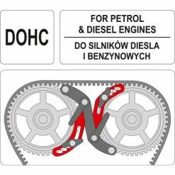 YATO Profi Nockenwellen Universal-Verriegelung Für DOHC Benzin & Diesel YT-06008 -YATO SHOP 23735209 4