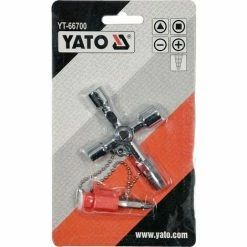 YATO Profi Schlatschrankschlüssel | Multifunktional | Mit Bit | YT-66700 -YATO SHOP 25207386 3