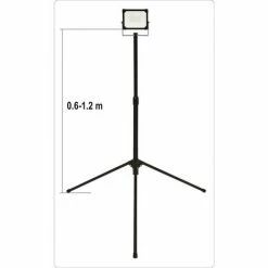 YATO Profi Baustrahler Mit Stativ | SMD-LED | 30 Watt | 3000 Lm | IP65 | Teleskop | YT-81816 -YATO SHOP 26108343 3