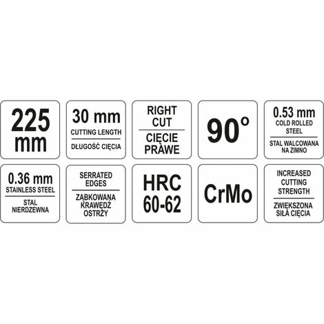 Vertikal-Blechschere Rechts 225 mm Grün YATO Vertikal-Blechschere Rechts 225 Mm Grün YATO -YATO SHOP 35785328 2