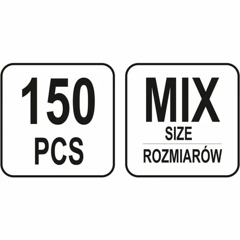 Nietmuttern M3-M10 Kohlenstoffstahl 150-tlg. YATO Nietmuttern M3-M10 Kohlenstoffstahl 150-tlg. YATO -YATO SHOP 37550001 4