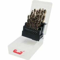 YATO Edelstahl-Bohrer Satz Cobalt Kobalt Metall Spiral-Bohrer Co-Hss 1-13 Mm 25 Tlg