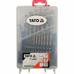 YATO Edelstahl-Bohrer Satz Cobalt Kobalt Metall Spiral-Bohrer Co-Hss 1-13 Mm 25 Tlg 4 YATO Edelstahl-Bohrer Satz Cobalt Kobalt Metall Spiral-Bohrer Co-Hss 1-13 Mm 25 Tlg -YATO SHOP 43275340 3