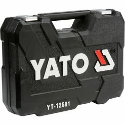 YATO YT-12681 1/4 Zoll + 1/2 Zoll Steckschlüssel-Satz | Mit 2 Umschaltknarren 72-Zahn | AS-Drive | 94 Tlg. Steckschlüsselsatz Knarrenkasten Werkzeugkoffer TYP2 1/2" 1/4" 94 Tlg. -YATO SHOP 43275366 4