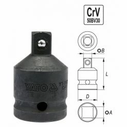 YATO Druckluft Schlagschrauber Nuss Reduzierstück Adapter 3/4 Auf 1/2 -YATO SHOP 43275379 3
