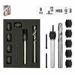 YATO 9 Tlg. Satz Schweißpunkt Bohrfräser Schweisspunktbohrer Bohrer Satz 4 YATO 9 Tlg. Satz Schweißpunkt Bohrfräser Schweisspunktbohrer Bohrer Satz -YATO SHOP 43275402 3