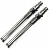 YATO Druckluft Schnell-Kupplung 2 Stück 1/4" Einstecknippel Schlauchanschluss Mit Knickschutz Innen-Ø 5-6mm, Aussen-Ø 8-10mm Stecknippel Male Ø5x8mm -YATO SHOP 43275514 1