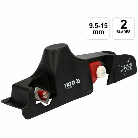 YATO Kantenhobel Trockenbau Gipskartonplatten 2 justierbare Klingen Plattenhobel Blockhobel YATO Kantenhobel Trockenbau Gipskartonplatten 2 Justierbare Klingen Plattenhobel Blockhobel -YATO SHOP 43275576 1