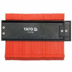 YATO Konturenlehre Tastlehre Messlehre Profillehre Mit Magnet Profilschablone Schablone Lehre Markier-Werkzeuge 125mm