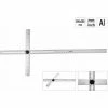 YATO Verstellbarer Winkellineal Alu 600mm Winkelmesser Schmiege Gehrungswinkel 600mm -YATO SHOP 43275879 1