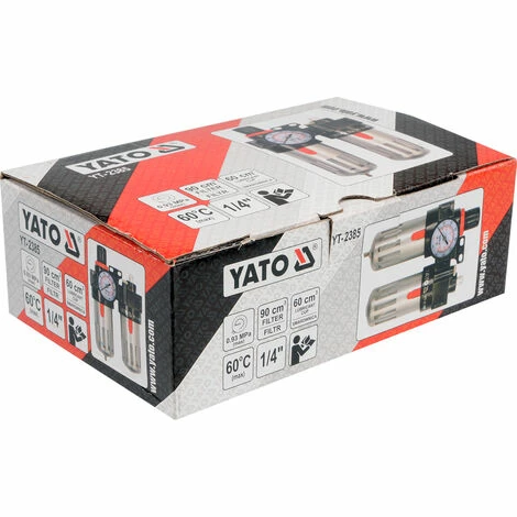 YATO Druckluft-Wartungseinheit Druckminderer, Öler, Wasserabscheider gross YATO Druckluft-Wartungseinheit Druckminderer, Öler, Wasserabscheider Gross -YATO SHOP 43275931 3