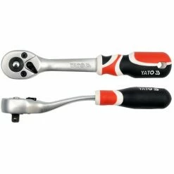 YATO Umschaltknarre Hebel Ratsche Knarre Werkzeug 1/4" 72 Zähne -YATO SHOP 43275958 2