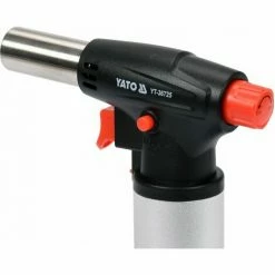 YATO Mini Gasbrenner Lötbrenner Bunsenbrenner Lötlampe Piezozündung 1300°C Butan Gas -YATO SHOP 65414685 4
