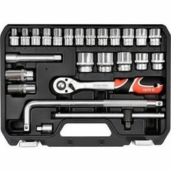 YATO YT SOCKET SET 25 PCS, 1/5,1 CM ALS _ DRIVE SYSTEM (YT-38741)