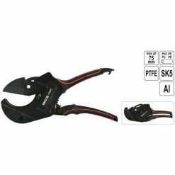 YATO Rohrschneider Rohrschere Kunststoffrohrschneider Schlauch Schneidzange 75 Mm