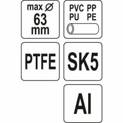 YATO Rohrschneider Rohrschere Kunststoffrohrschneider Schlauch Schneidzange 63 Mm -YATO SHOP 66957484 5