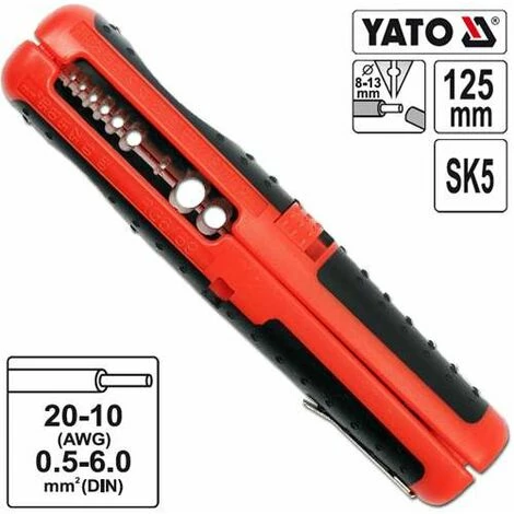 YATO Profi Abmanteler Abisolierzange 8-13mm YT-2274 YATO Profi Abmanteler Abisolierzange 8-13mm YT-2274 -YATO SHOP 9991857 1