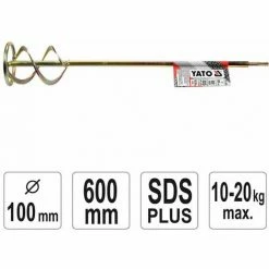 YATO Profi Spiral Rührkorb SDS Plus Ø100 600mm YT-5501