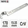 YATO Profi Gelenk Hakenschlüssel Mit Nase Für Nutmuttern YT-01670 15-35mm -YATO SHOP 9992750 1
