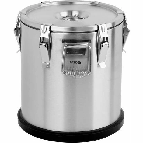 YATO Profi Gastro Thermotransportbehälter Edelstahl rund 20 L YATO Profi Gastro Thermotransportbehälter Edelstahl Rund 20 L -YATO SHOP 9993478 1
