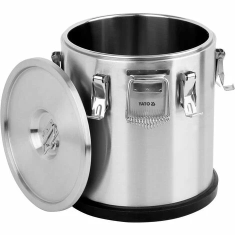 YATO Profi Gastro Thermotransportbehälter Edelstahl rund 20 L YATO Profi Gastro Thermotransportbehälter Edelstahl Rund 20 L -YATO SHOP 9993478 2