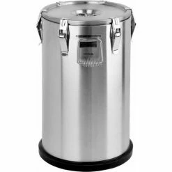 YATO Profi Gastro Thermotransportbehälter Edelstahl Rund 35 L